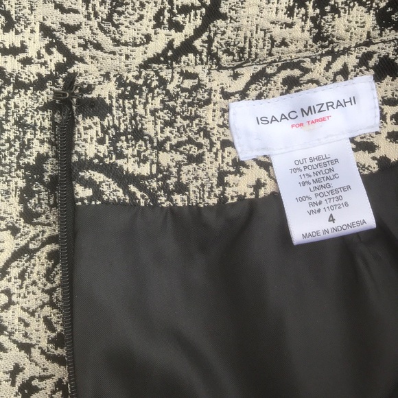 NWT Issac Mizrahi - Black/metallic gold print, 4 - Picture 4 of 4